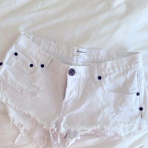 One Teaspoon white shorts